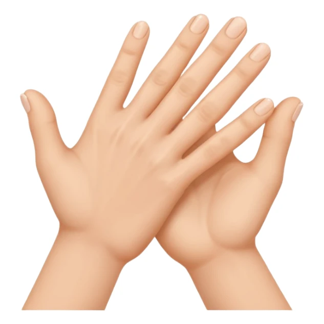 Two hands holding each other  sticker