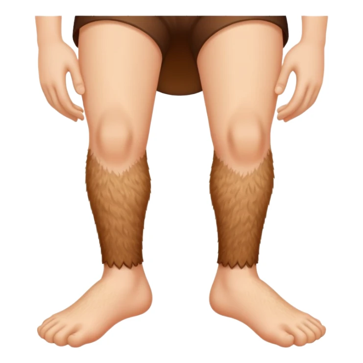 hairy legs sticker
