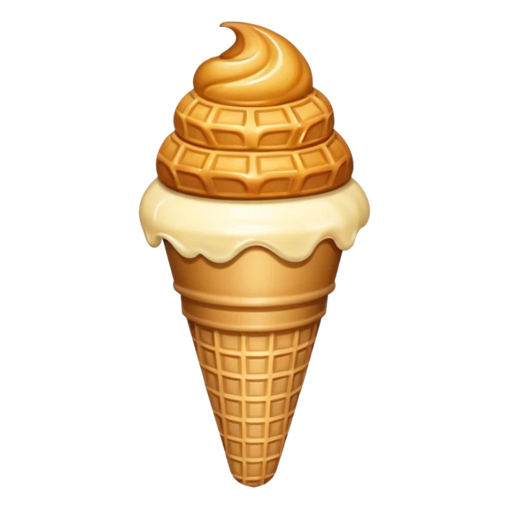 empty icecream cone sticker