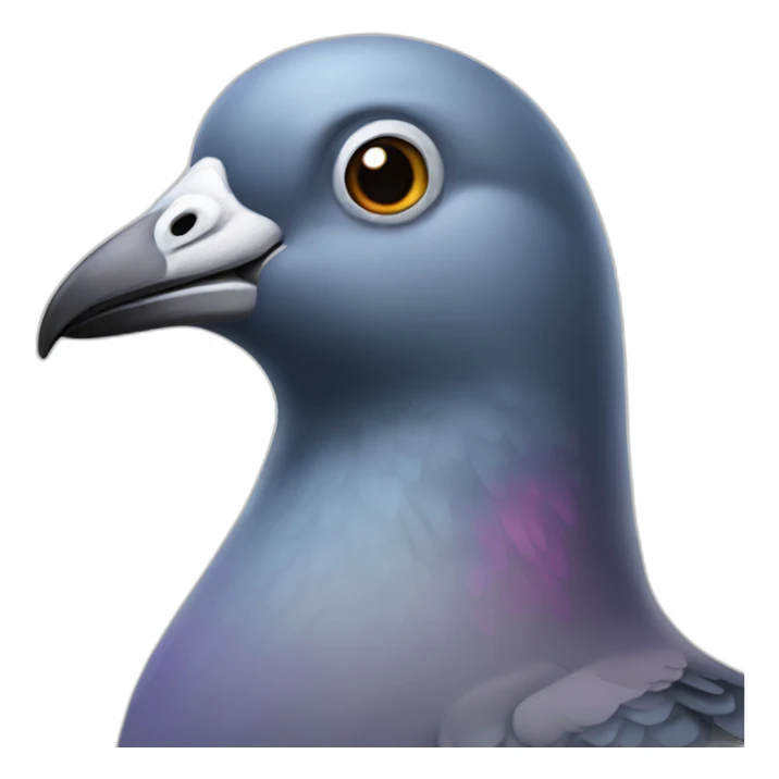 bright informal pigeon sticker