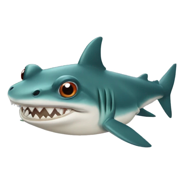 frog disguised as a shark sticker