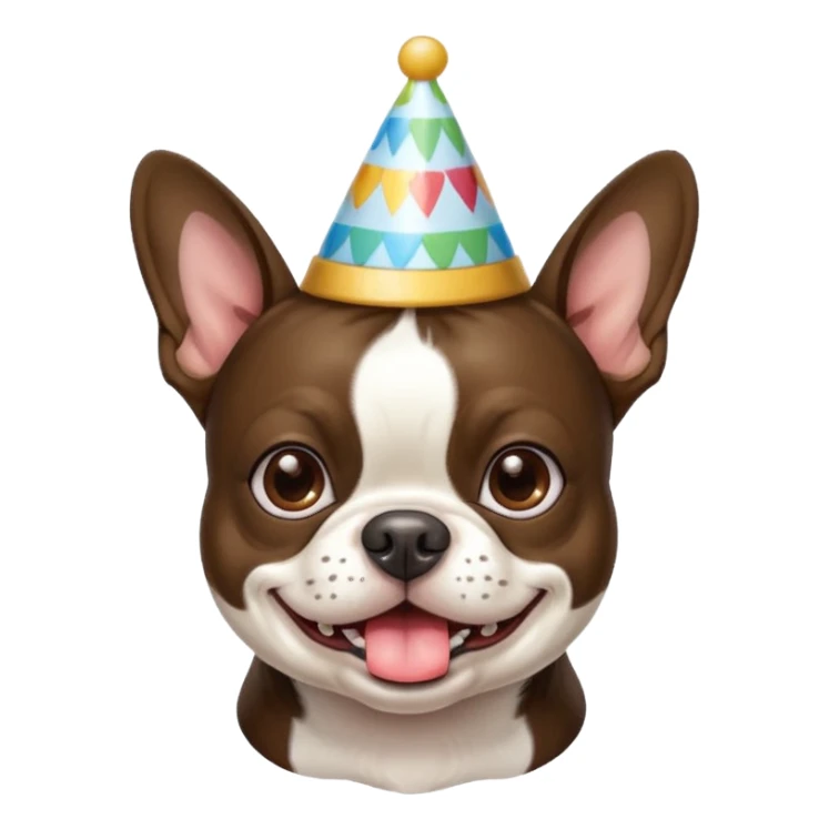 Make a dancing boston terrier emoji sticker
