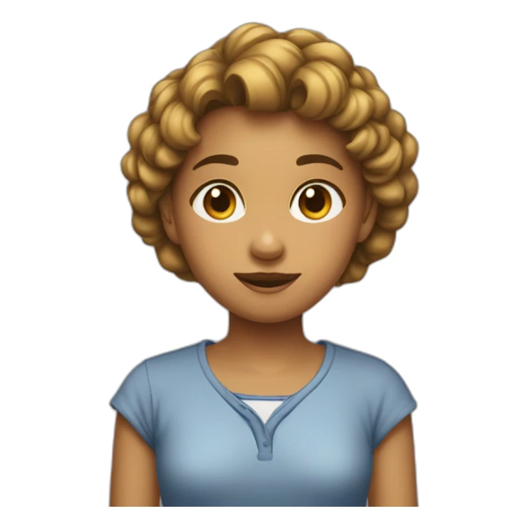 Fille embrasse garçon sticker