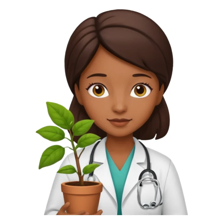 Dgirl octors Carrying Plants sticker