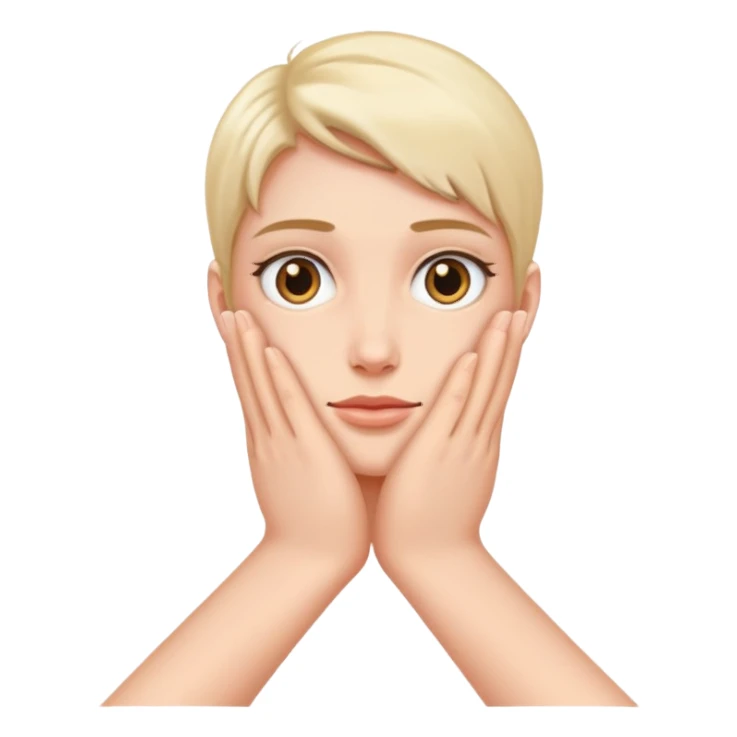 hands over neck sticker