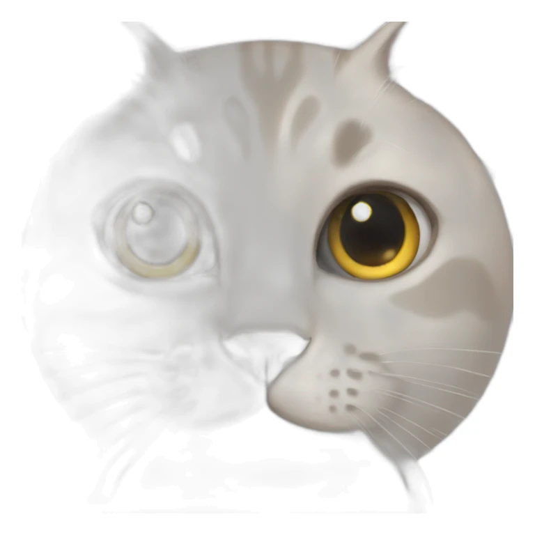 cat love eyes sticker