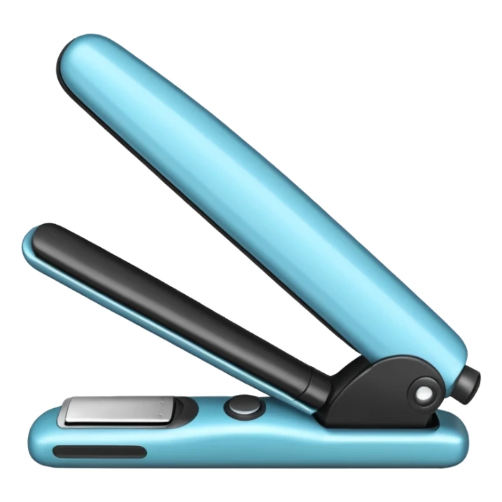 hair straightener sticker