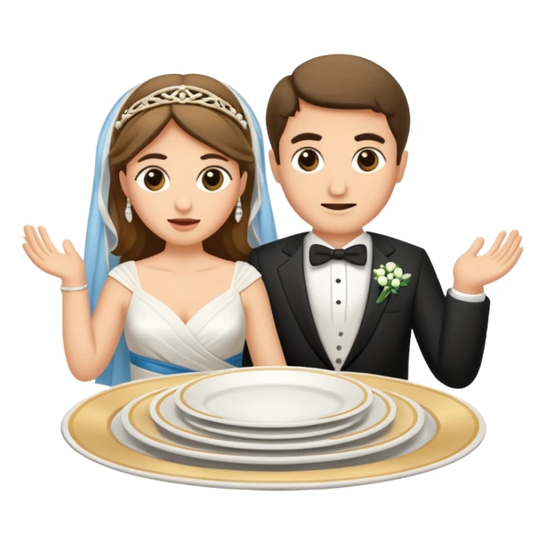 greek wedding breaking plates sticker
