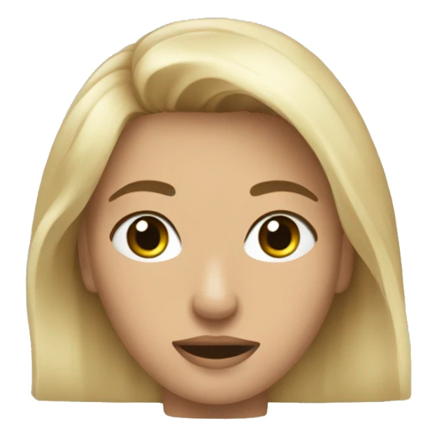 Rubia de rulos sticker