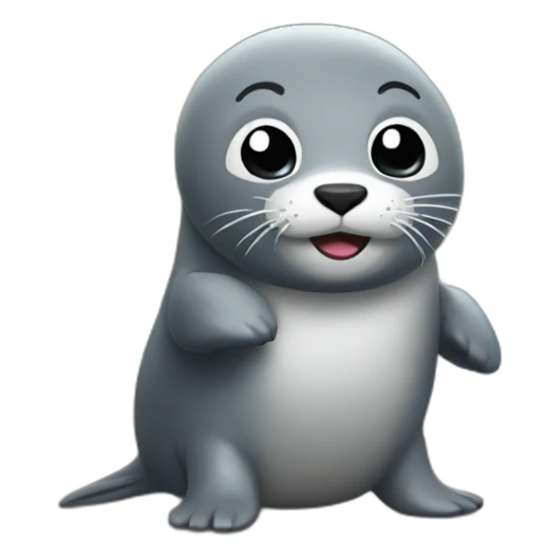 Seal in Love with Thunder sticker