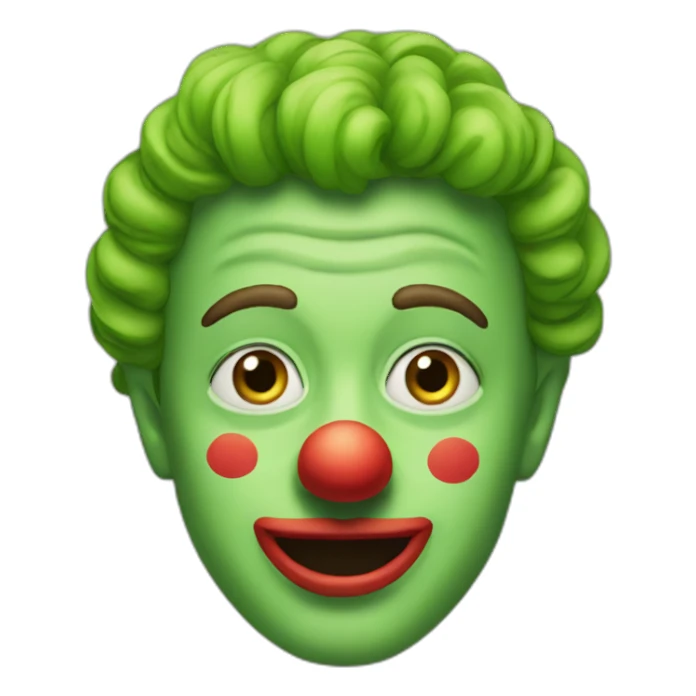 zelenski good clown sticker