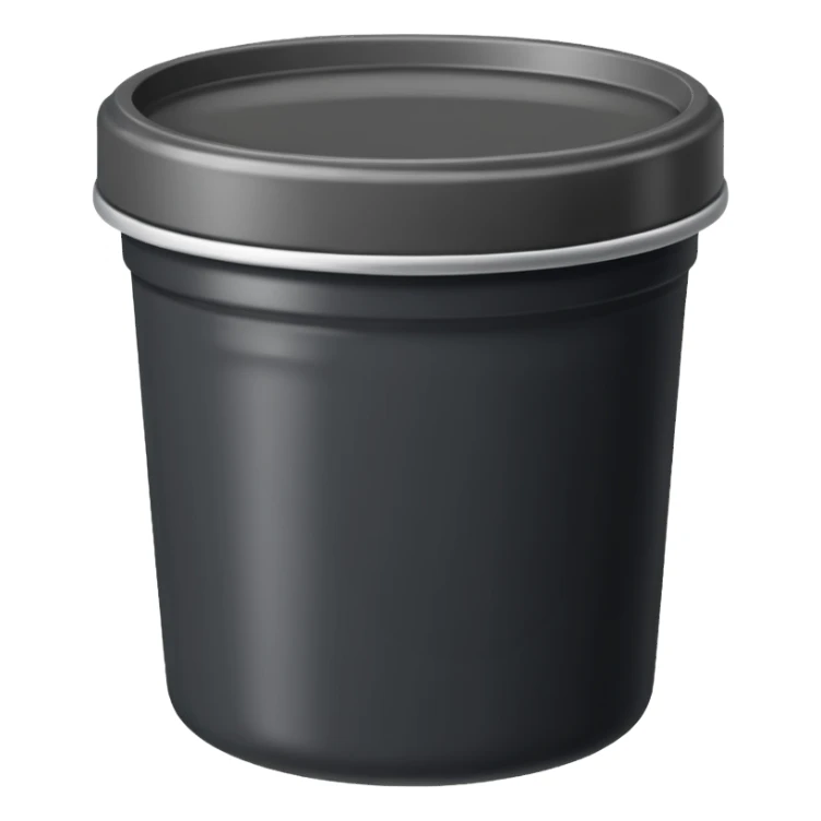 black sesame paste sticker