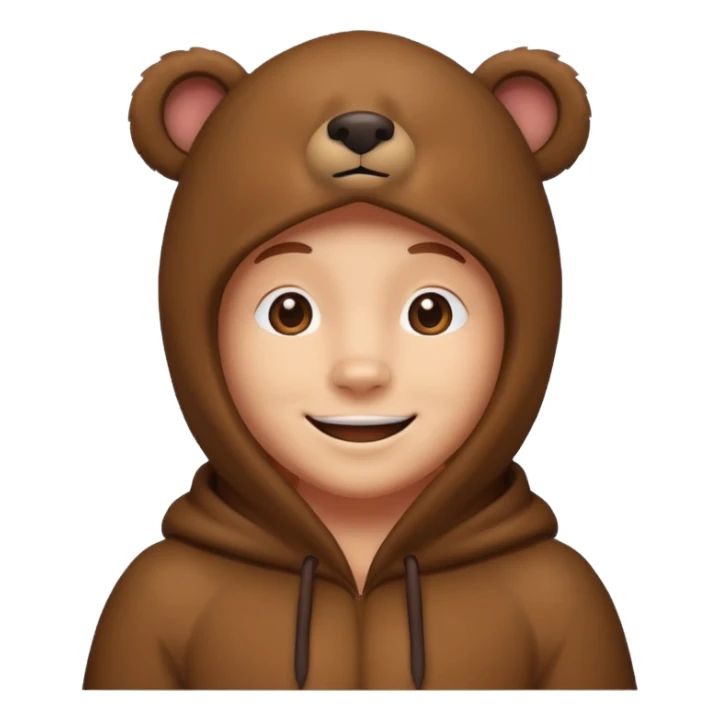  bear costume sticker