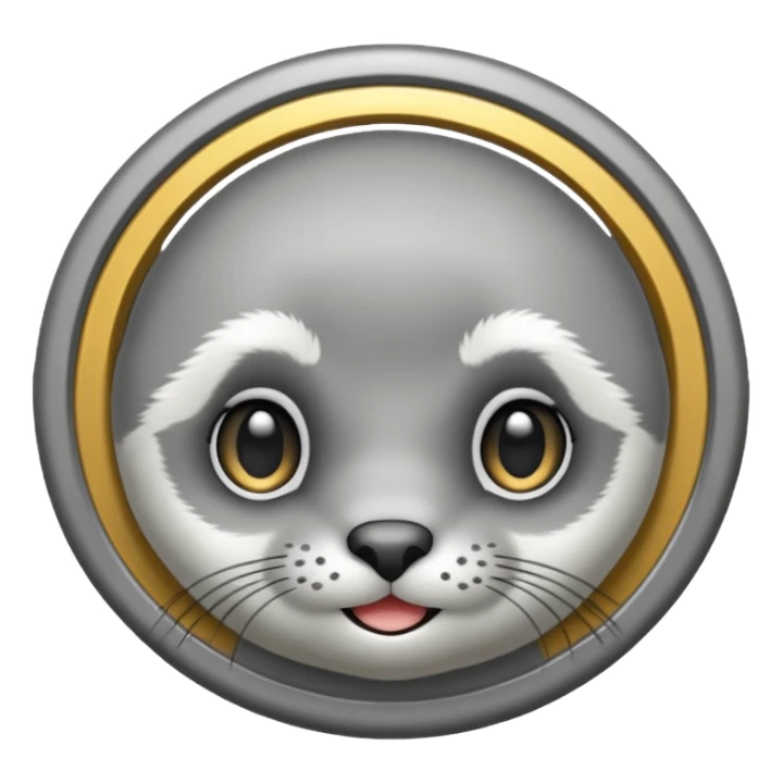 Seal with halo sticker