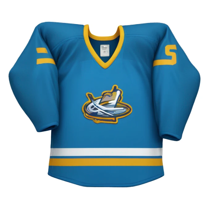 hockey jersey blue S sticker