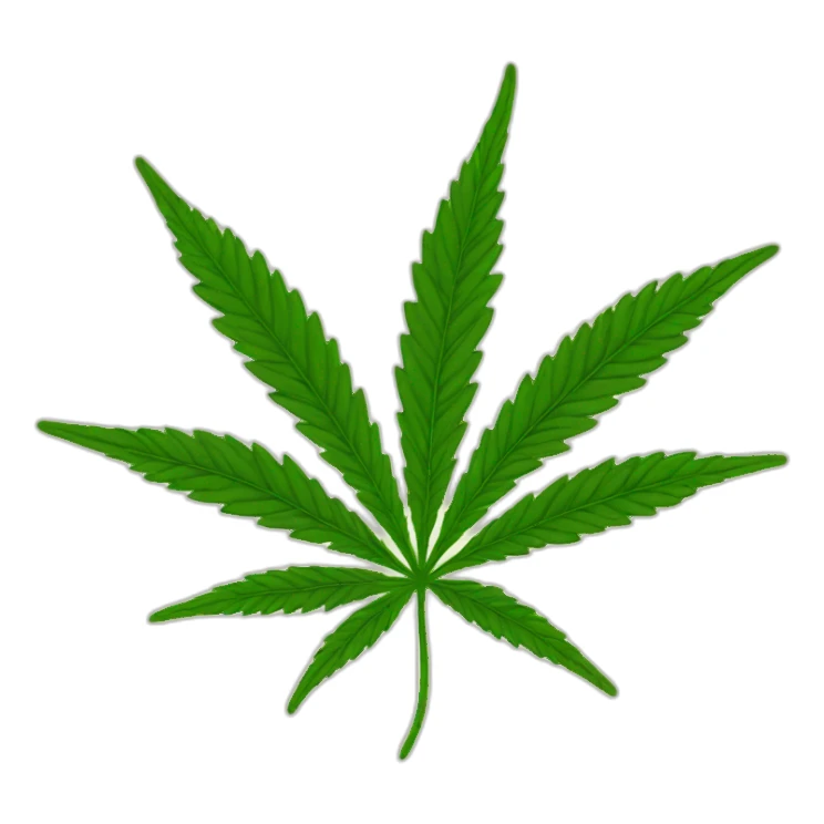 Cannabis bud sticker