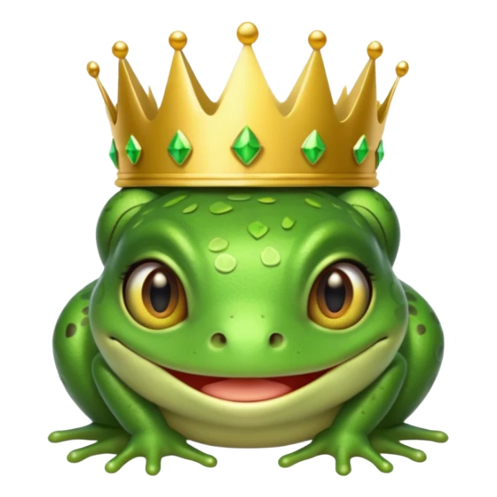 frog princess sticker