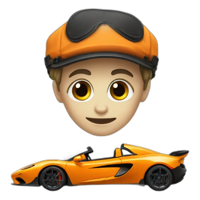Halloween Mclaren sticker