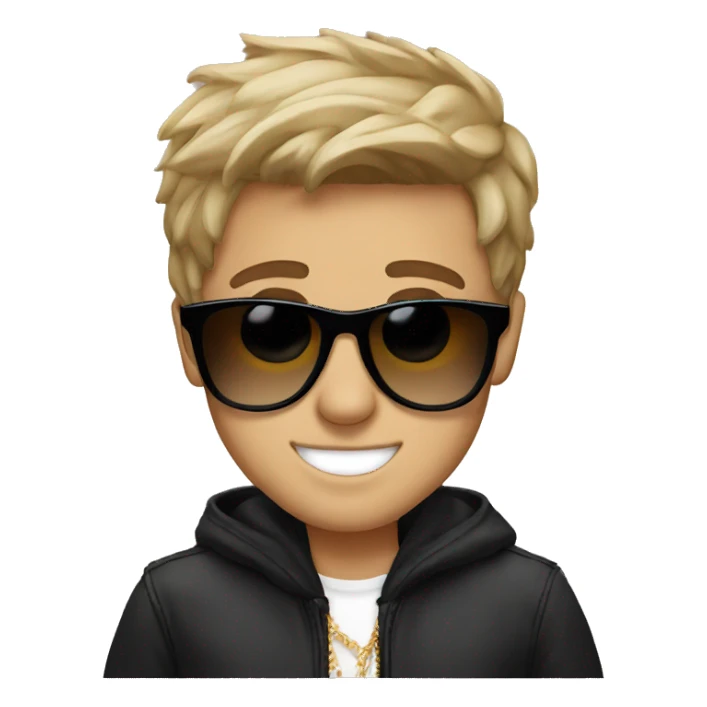 Justin bieber wearing sunglasses  sticker