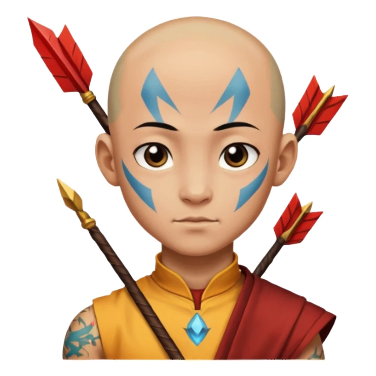 Avatar Aang sticker