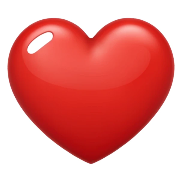 anime style heart sticker