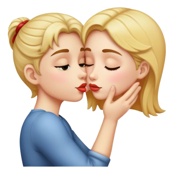 Kiss on the hand sticker