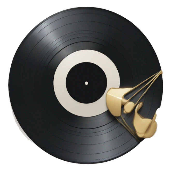 vinyl record sticker