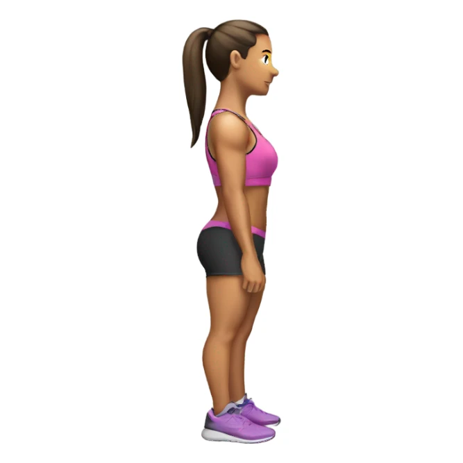 glute training program sticker