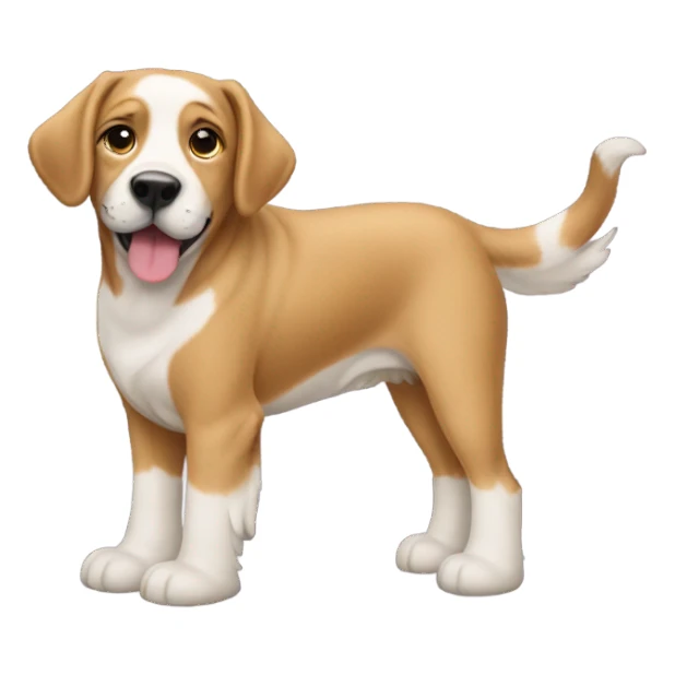 Dog wearing uggs sticker