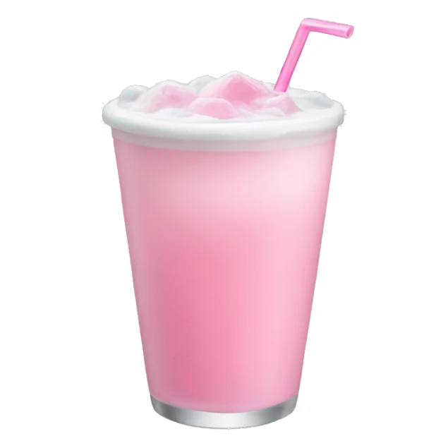 pastel pink drink sticker