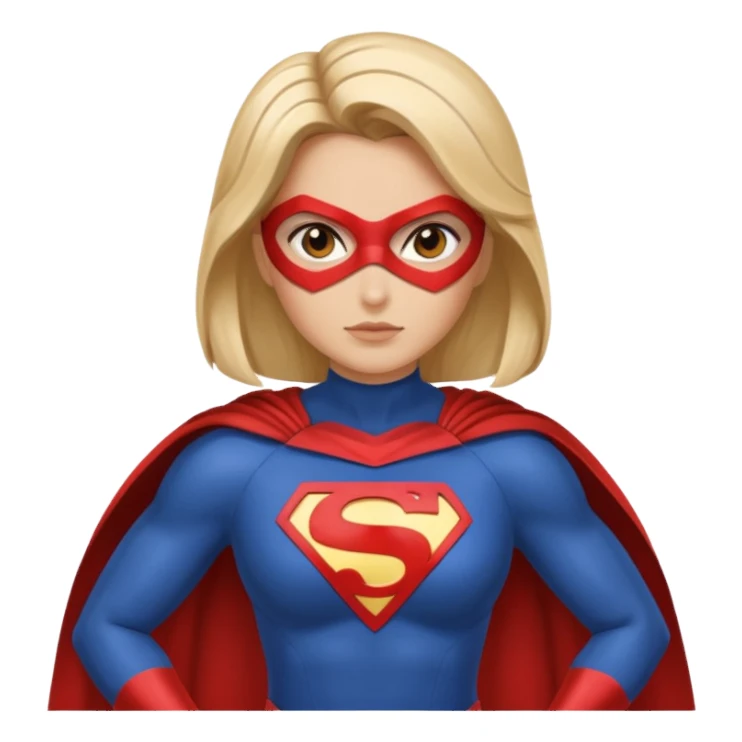 Super hero woman sticker