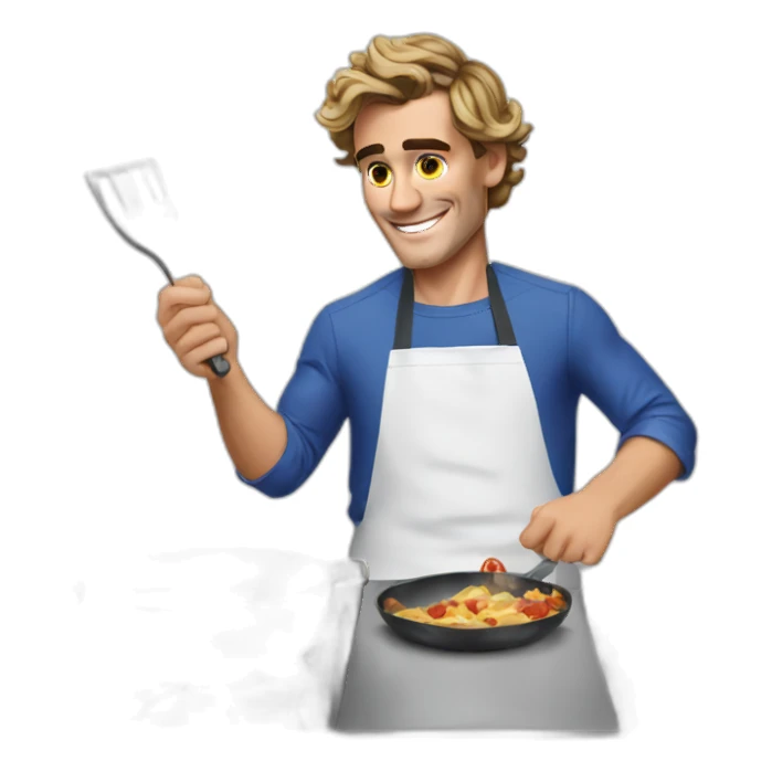 antoine griezmann cooking sticker