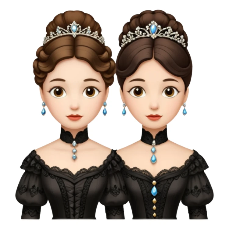 Victorian ladies  sticker