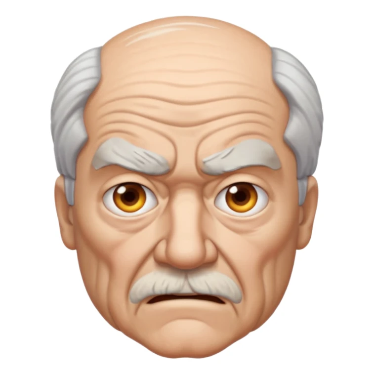 angry grandpa sticker
