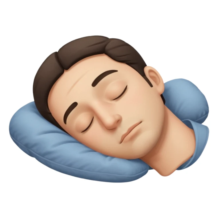 Guy Taking short nap icon sticker