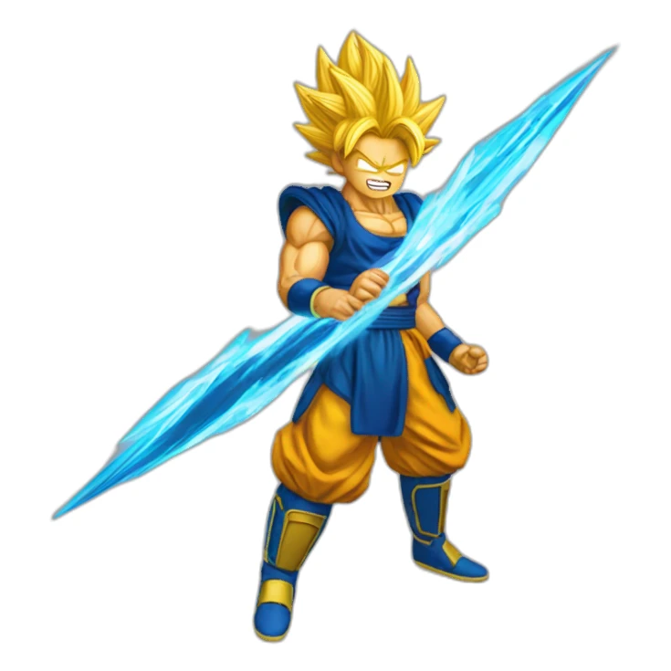 melencheon en super saiyan sticker