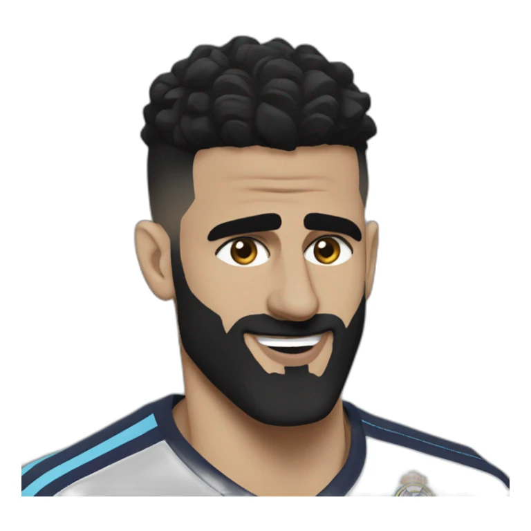 MAHREZ IN real madrid sticker
