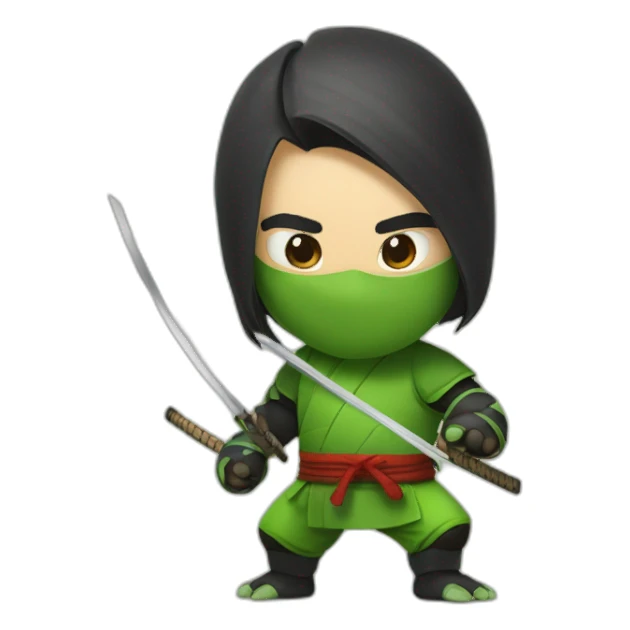Tortue ninja vs kungfu panda sticker