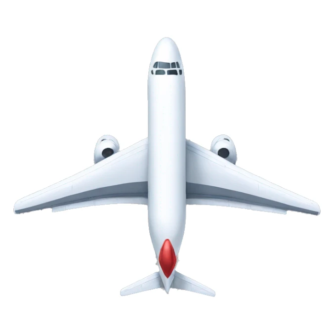 shocked emoji airplane sticker