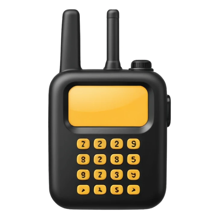 walkietalkie sticker