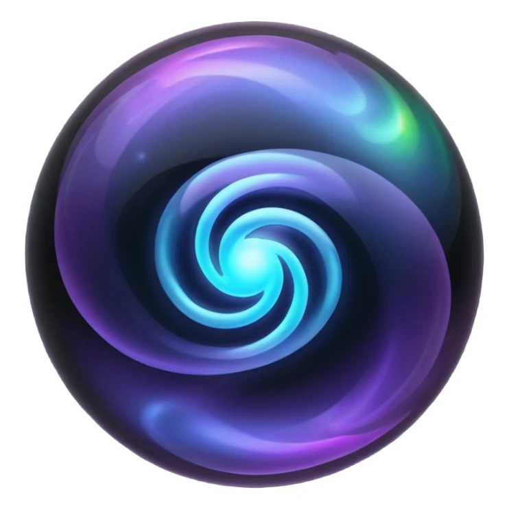 black magic sphere sticker