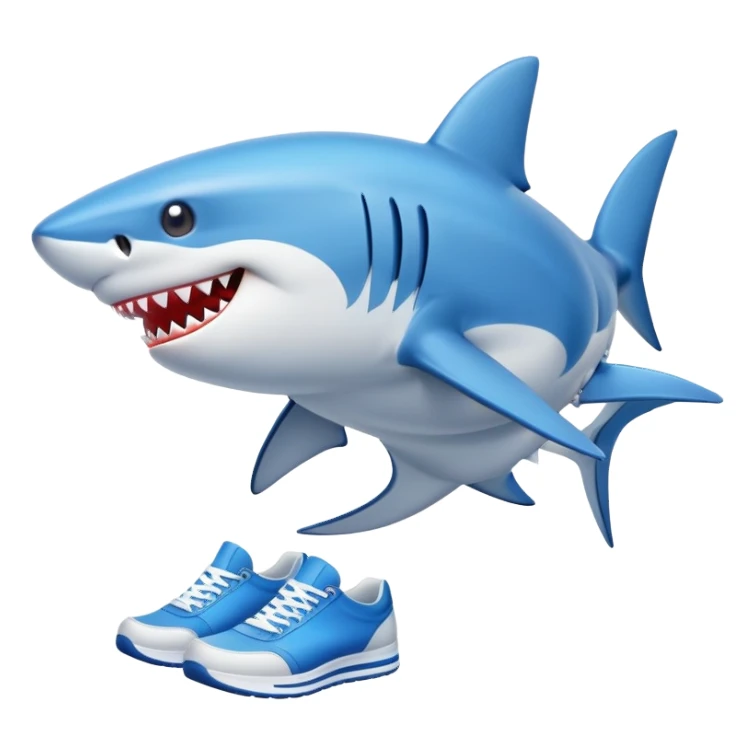 🦈👟💙 sticker