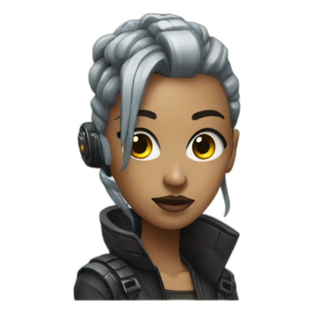 força cyberpunk sticker