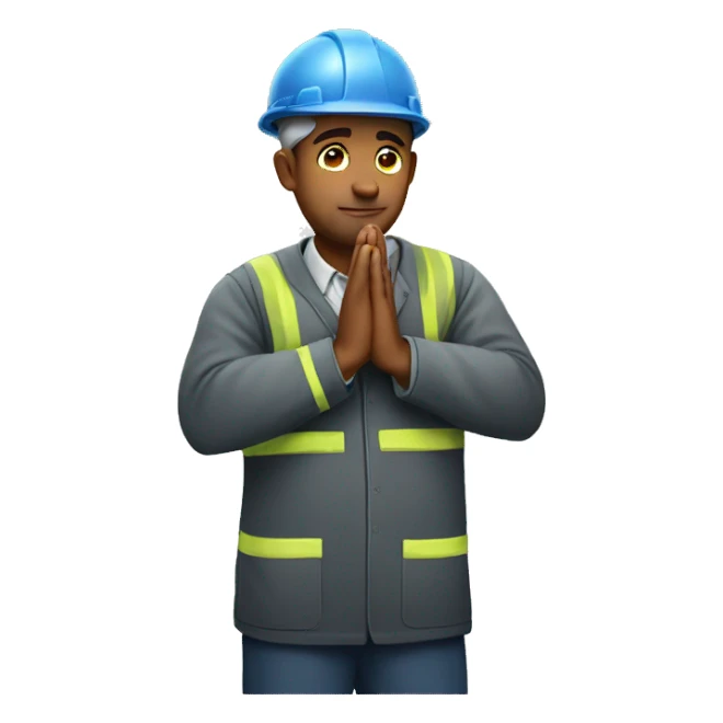 Engineer praying for more money  sticker