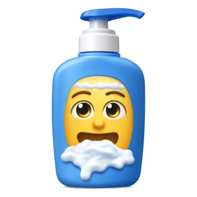 cerave washing foam bottle sticker