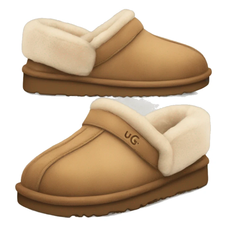 ugg slippers light brown  sticker