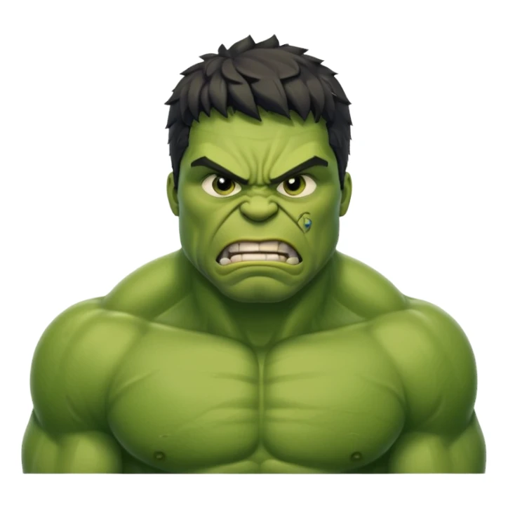 Hulk emoji sticker