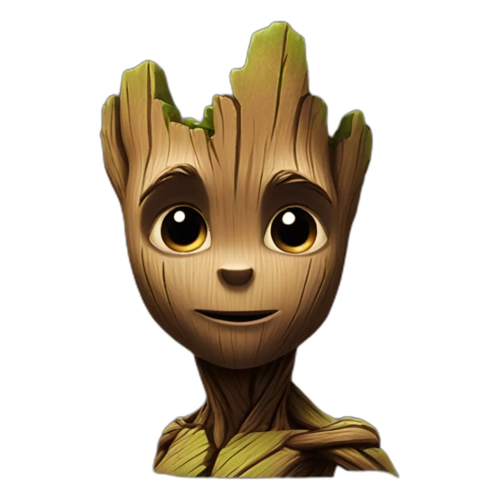 groot kiss sticker