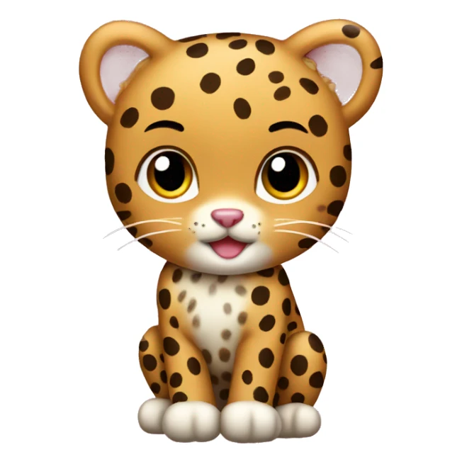 cheetah hello kitty sticker