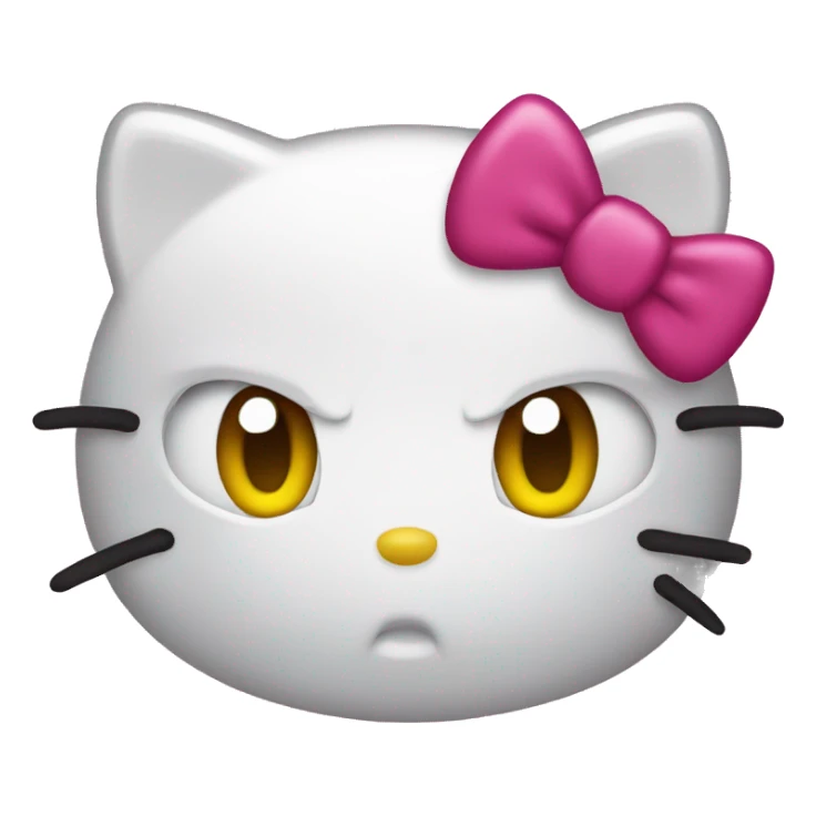 Evil hello kitty  sticker